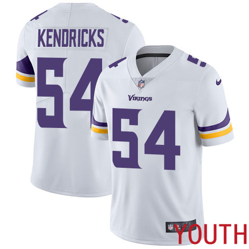 Minnesota Vikings 54 Limited Eric Kendricks White Nike NFL Road Youth Jersey Vapor Untouchable